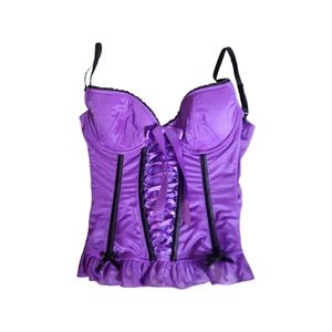 Bright purple Love La Senza corset top
